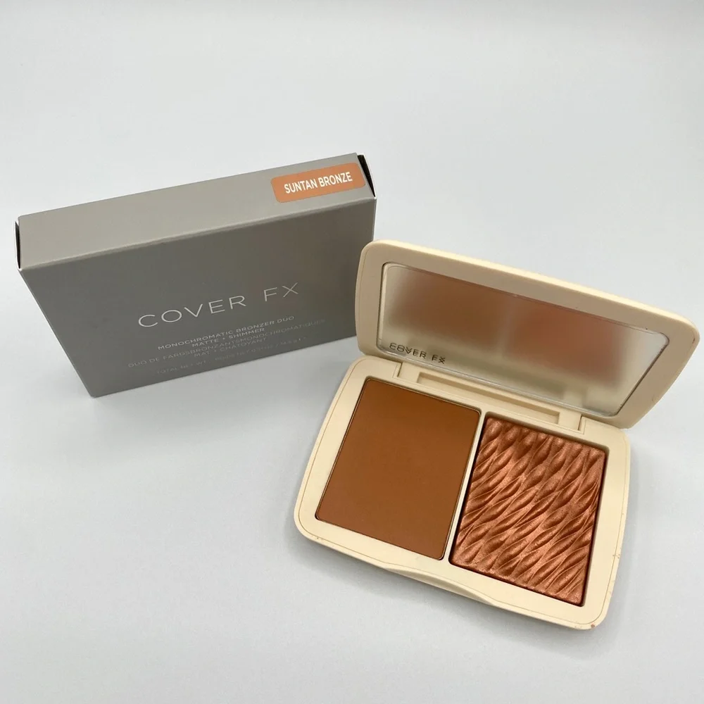 Cover FX | Monochromatic Bronzer | Duo Matte & Shimmer – Suntan Bronze BNIB